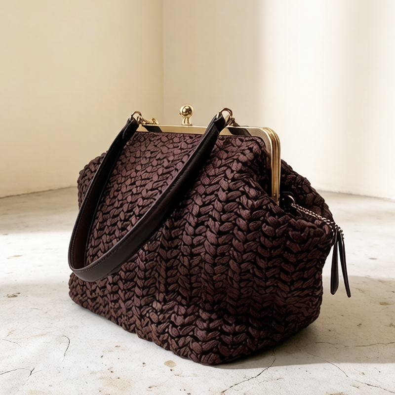 Tas Pantai Raffia Anyaman Tang - Crochet Bag Raffia ulasan dan harga