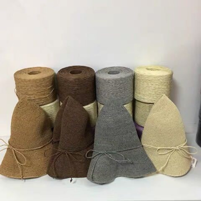 250g/buah benang rafia datar t - Crochet Bag Raffia ulasan dan harga